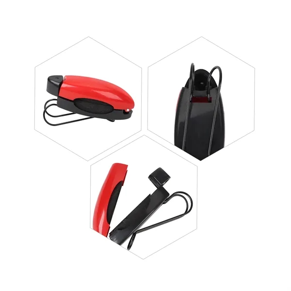Cute Plastic Ladybug Car Sunglass Holder Visor Clip