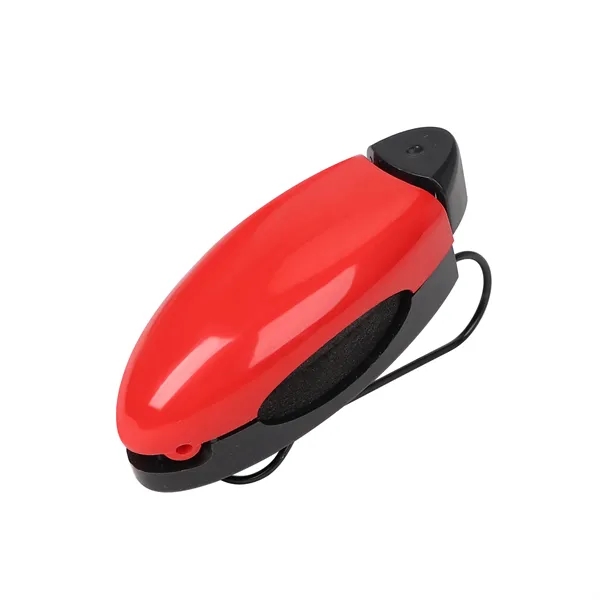 Cute Plastic Ladybug Car Sunglass Holder Visor Clip