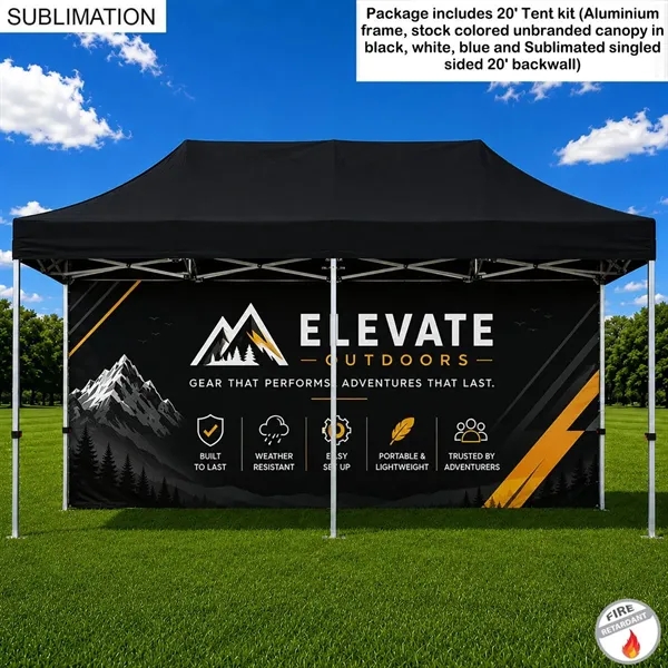 SmartStart 20' Tent Package, Aluminum Frame