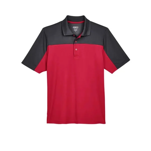 CORE365 Men's Balance Colorblock Performance Pique Polo