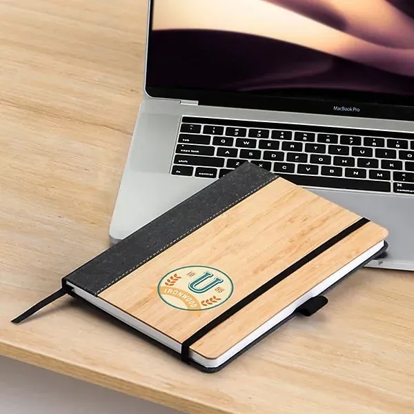 Fc Saratoga Horizon Bamboo & Leather Journal