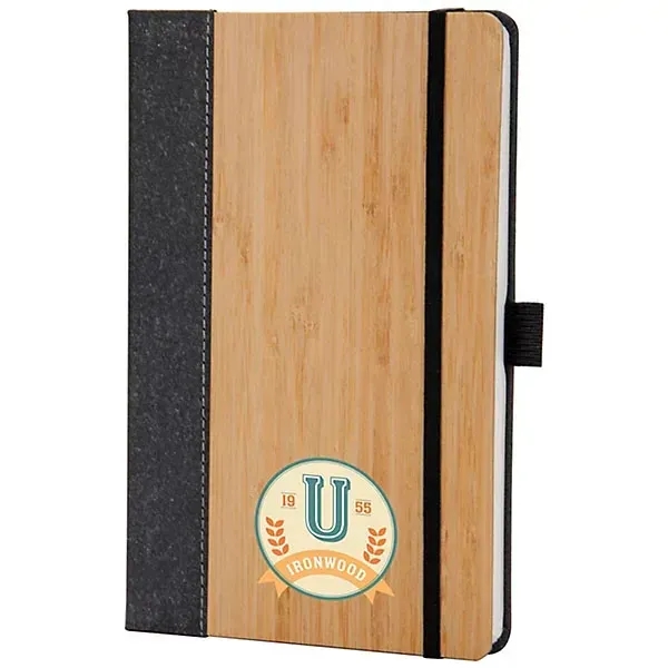 Fc Saratoga Horizon Bamboo & Leather Journal