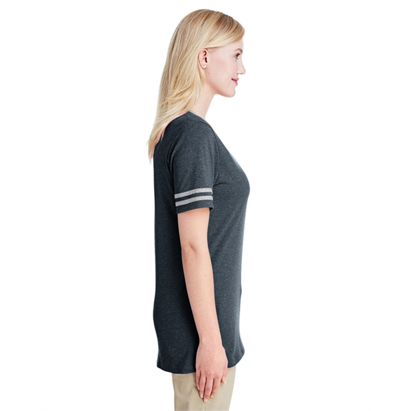Jerzees Ladies' TRI-BLEND Varsity V-Neck T-Shirt - Jerzees Ladies' TRI-BLEND Varsity V-Neck T-Shirt - Image 1 of 37