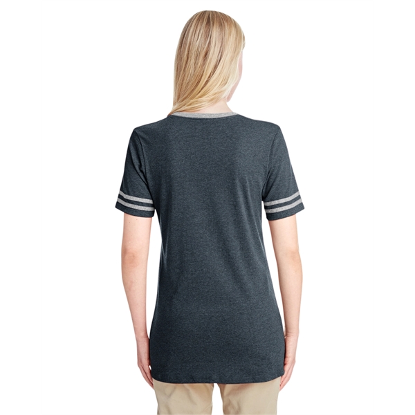 Jerzees Ladies' TRI-BLEND Varsity V-Neck T-Shirt - Jerzees Ladies' TRI-BLEND Varsity V-Neck T-Shirt - Image 2 of 37