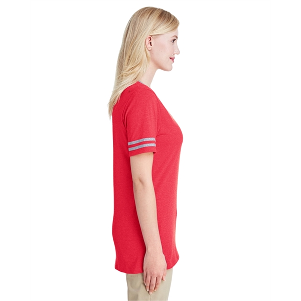 Jerzees Ladies' TRI-BLEND Varsity V-Neck T-Shirt - Jerzees Ladies' TRI-BLEND Varsity V-Neck T-Shirt - Image 7 of 37