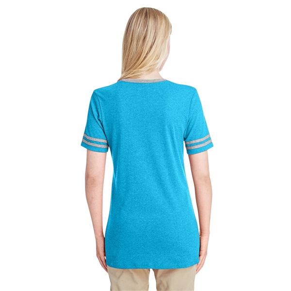 Jerzees Ladies' TRI-BLEND Varsity V-Neck T-Shirt - Jerzees Ladies' TRI-BLEND Varsity V-Neck T-Shirt - Image 12 of 37