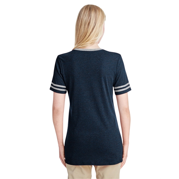Jerzees Ladies' TRI-BLEND Varsity V-Neck T-Shirt - Jerzees Ladies' TRI-BLEND Varsity V-Neck T-Shirt - Image 15 of 37