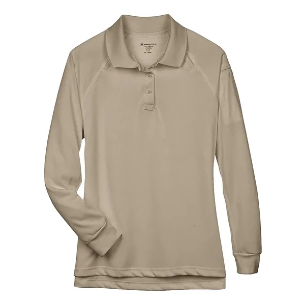 Harriton Women's Advantage Long Sleeve Tactical Polo