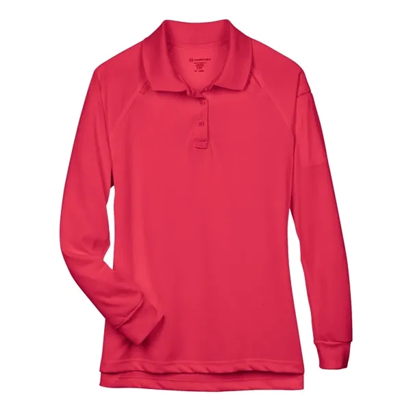 Harriton Women's Advantage Long Sleeve Tactical Polo