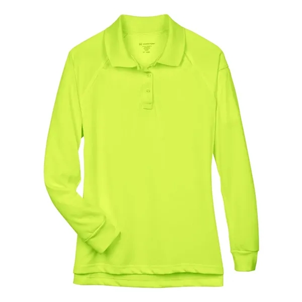 Harriton Women's Advantage Long Sleeve Tactical Polo