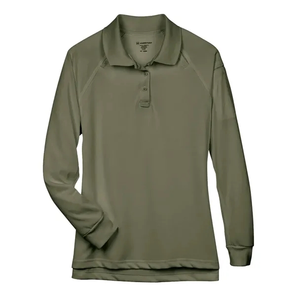 Harriton Women's Advantage Long Sleeve Tactical Polo