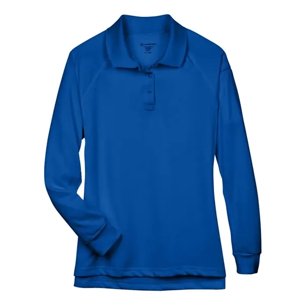 Harriton Women's Advantage Long Sleeve Tactical Polo