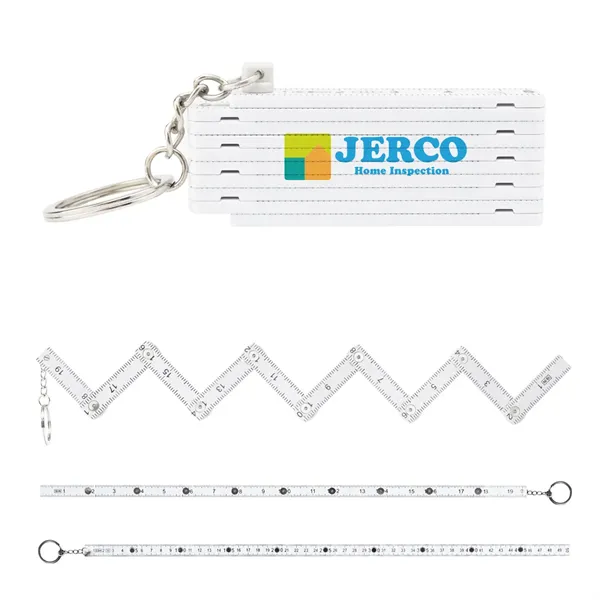 Folding Ruler Keychain
