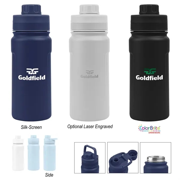 18 Oz. Leslie Recycled Stainless Steel Bottle