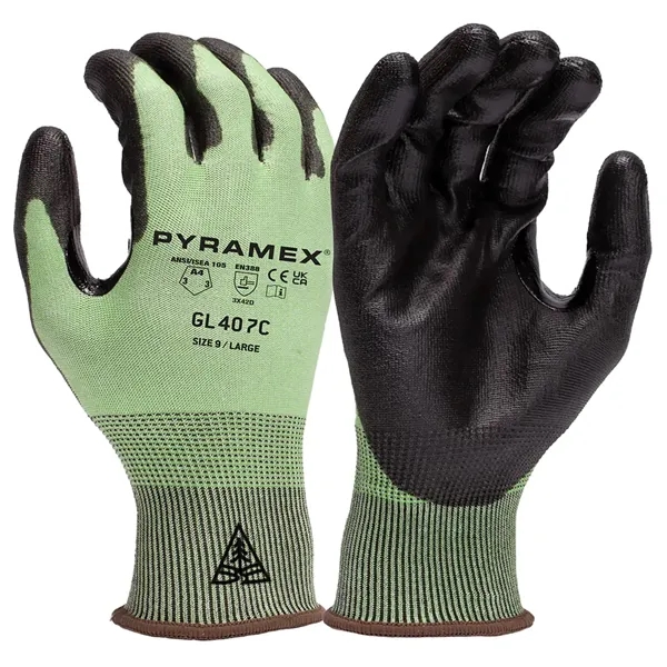 Custom Polyurethane A4 Cut Safety Gloves