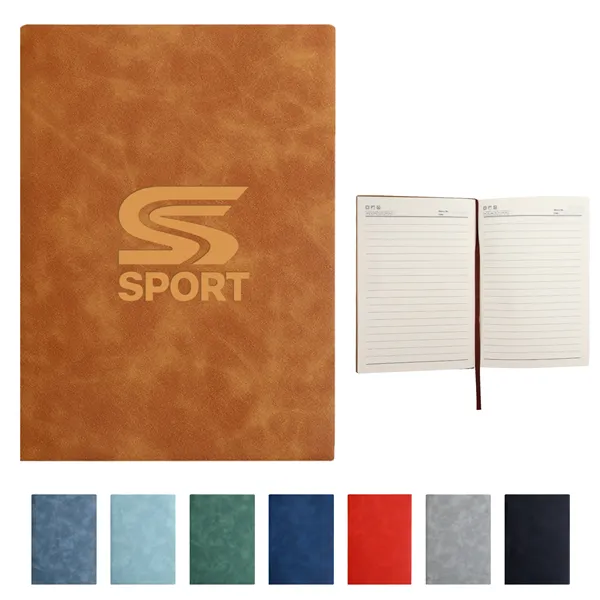 A5 Soft Cover Leather Travel Notebook Journal