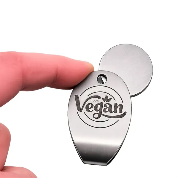 2-in-1 Ball Marker Bottle Opener Keychain