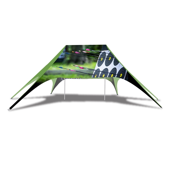 Custom Designed Fully Digital 20' x 63' Star Tent Canopies - Custom Designed Fully Digital 20' x 63' Star Tent Canopies - Image 4 of 12