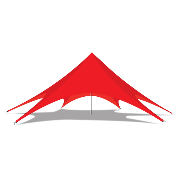 20ftx40ft Big Radial Star Tent Canopy - 20ftx40ft Big Radial Star Tent Canopy - Image 0 of 5