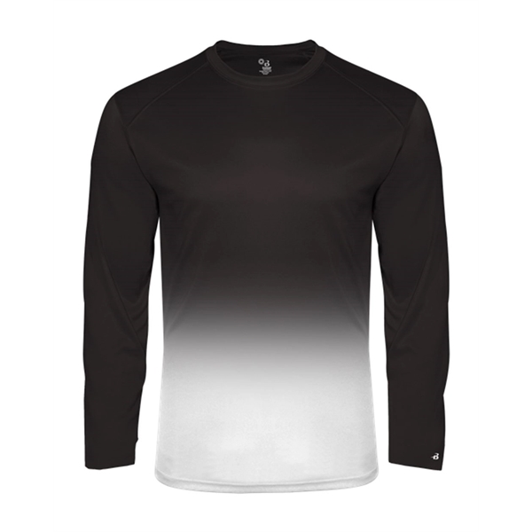 Badger Ombre Long Sleeve T-Shirt | Plum 