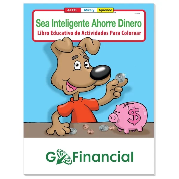 Good Value™ Coloring Book: Be Smart, Save Money (Spanish)