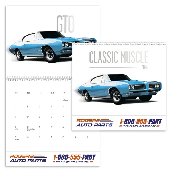 Triumph® Calendars Classic Muscle Cars Calendar