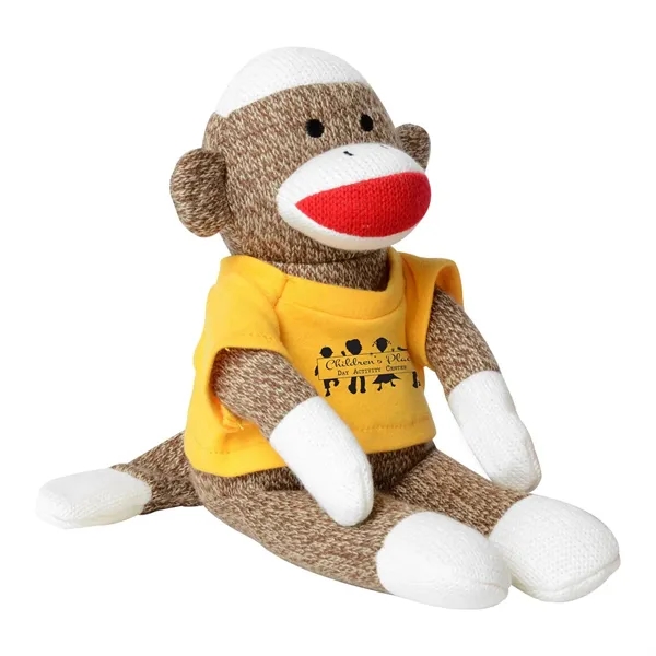 Custom Chelsea Teddy Bear™ Sock Monkey - 11" Plush