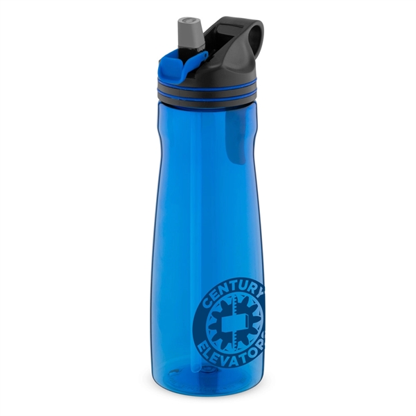 26 oz. Groove Grip Plastic Water Bottle