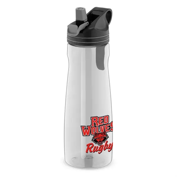 26 oz. Groove Grip Plastic Water Bottle