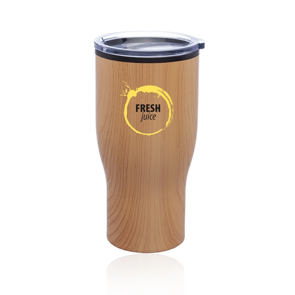 28 oz. Challenger Travel Mugs with Wood Finish - 28 oz. Challenger Travel Mugs with Wood Finish - Image 8 of 10