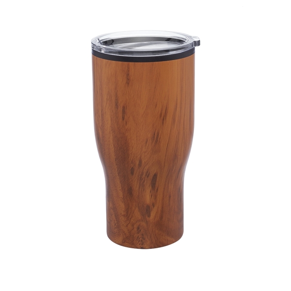 28 oz. Challenger Travel Mugs with Wood Finish - 28 oz. Challenger Travel Mugs with Wood Finish - Image 3 of 10