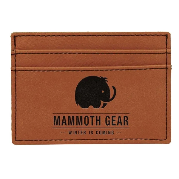 Leatherette Money Clip and Card Holder