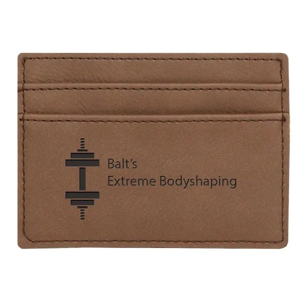 Leatherette Money Clip and Card Holder