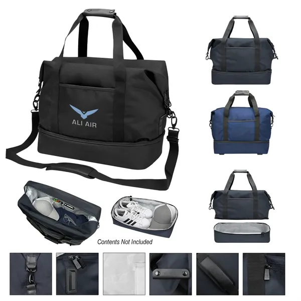 Cutter & Buck® Travel Collection Drop Bottom Weekender