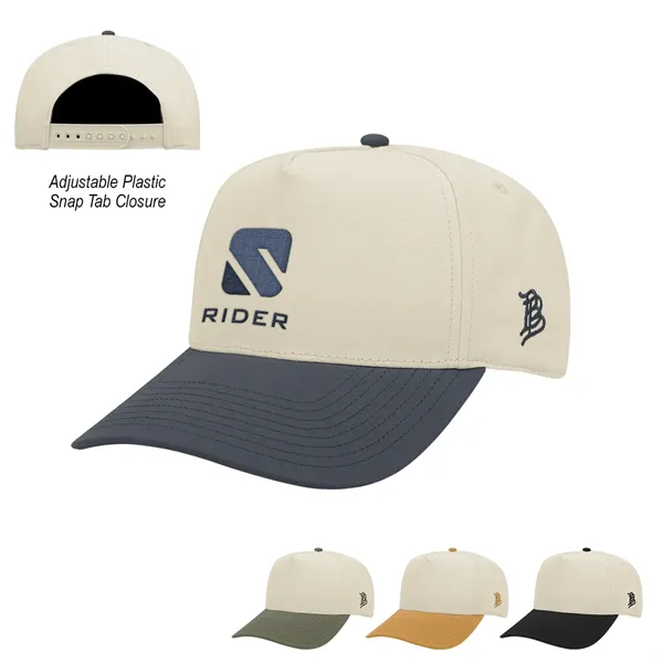 Branded Bills 33510 Bare Curved Two-Tone Canvas Cap