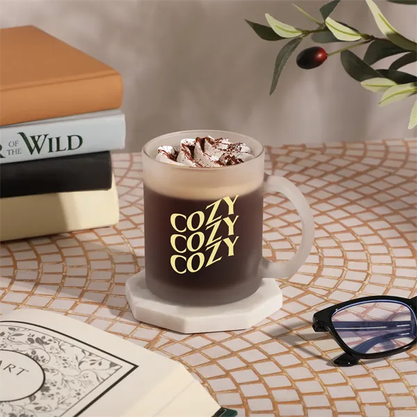 Guadalupe 11 Oz Frosted C Handle Mug