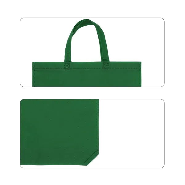 Large Reusable Non Woven Shopping Tote Bag 12.5"x 15"x 4"