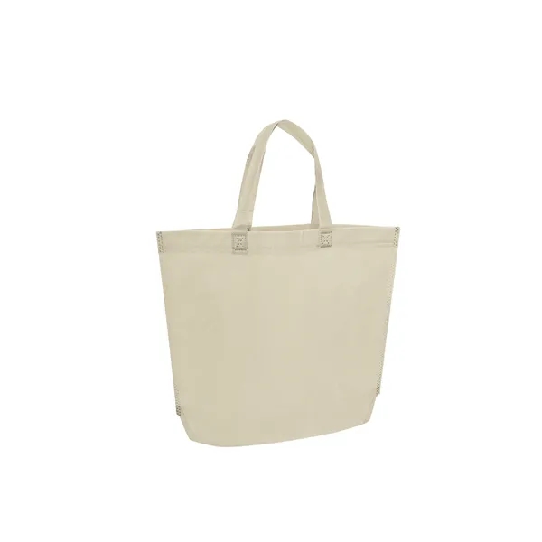 Large Reusable Non Woven Shopping Tote Bag 12.5"x 15"x 4"