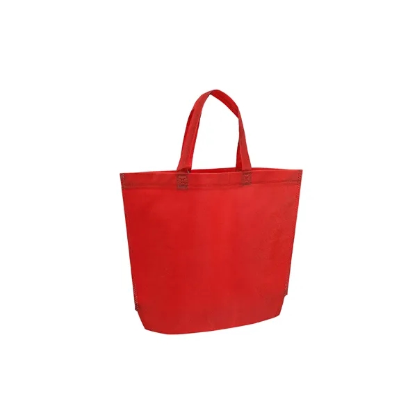 Large Reusable Non Woven Shopping Tote Bag 12.5"x 15"x 4"