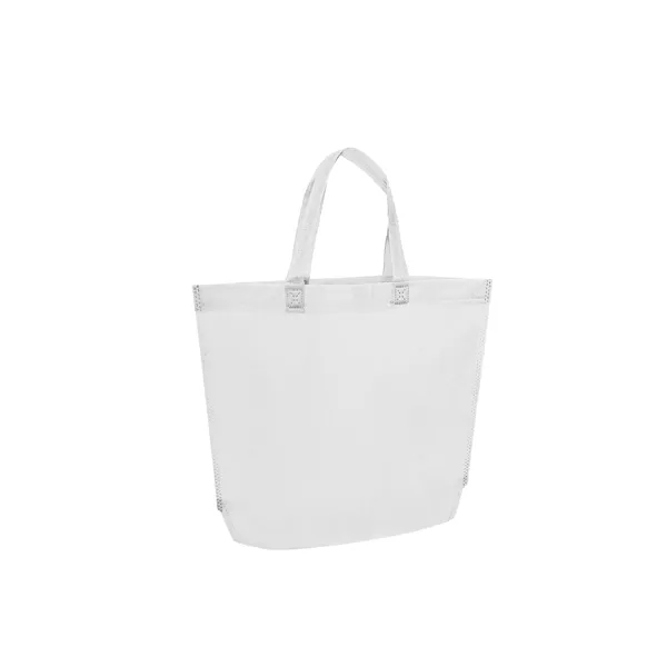 Large Reusable Non Woven Shopping Tote Bag 12.5"x 15"x 4"