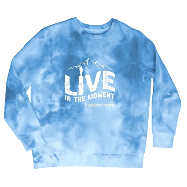 Custom ACE Ice Dyed Crew Neck Fleece