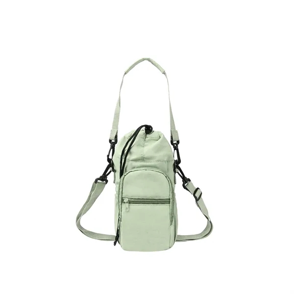 40Oz Water Bottle Holder Carrier Bag W/ Strap & Pocket