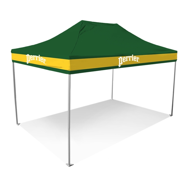 10'x15' V4 Pop Up Tent with Steel Frame & Full Dye Top Opt - 10'x15' V4 Pop Up Tent with Steel Frame & Full Dye Top Opt - Image 2 of 2