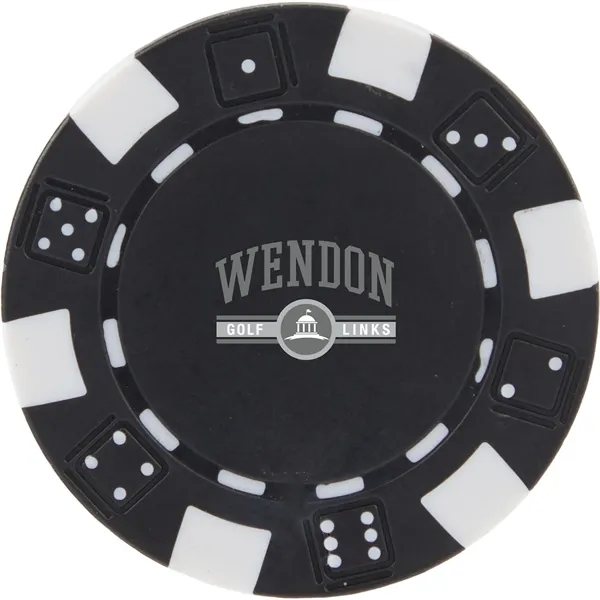 Custom Recycled Poker Chip Ball Marker