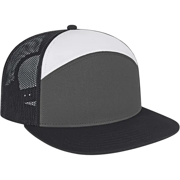Custom Cap America 7 Panel Trucker Cap