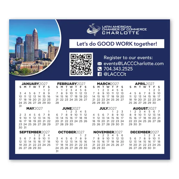 Calendar Sq Crnr Magnet 3-13/32 x 3-29/32