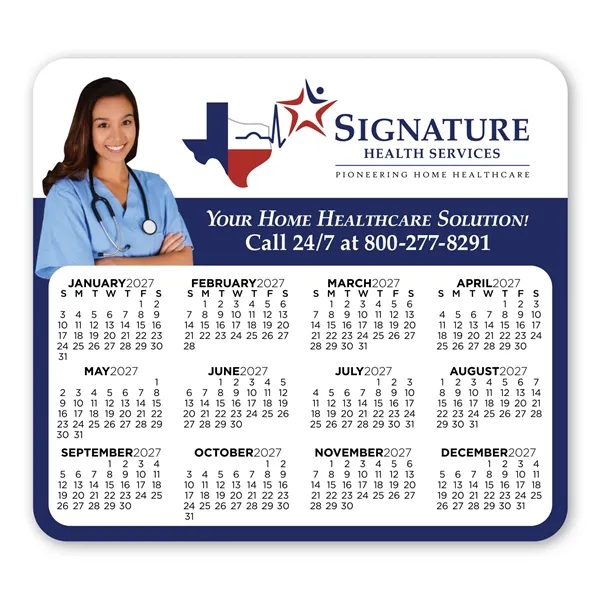 Calendar Round Corner Magnet