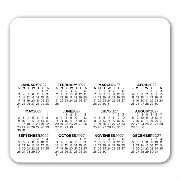 Calendar Round Corner Magnet