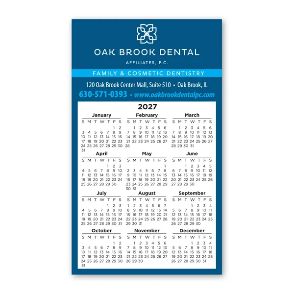 Calendar Sq Crnr Magnet 2-29/32 x 4-15/16