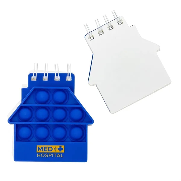 House Spiral Notebook Push Pop